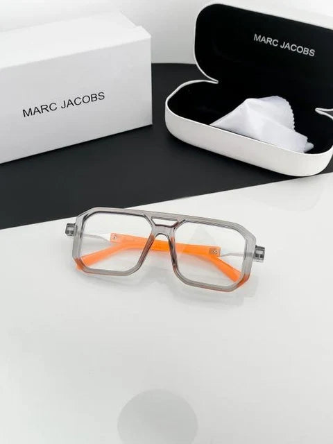 Marc Jacobs Unisex Orange Frame Transparent Optics