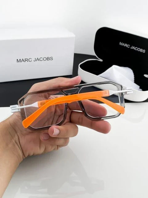 Marc Jacobs Unisex Orange Frame Transparent Optics