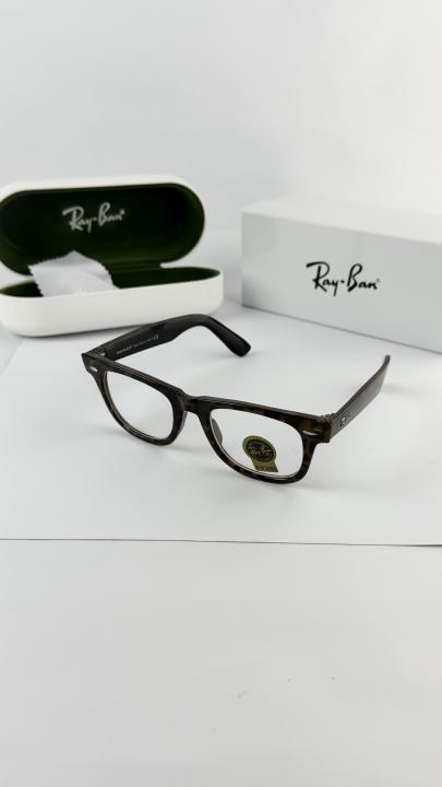 Rayban Transparent Square Unisex Optics Frame