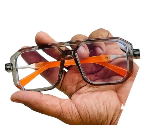 Marc Jacobs Unisex Orange Frame Transparent Optics