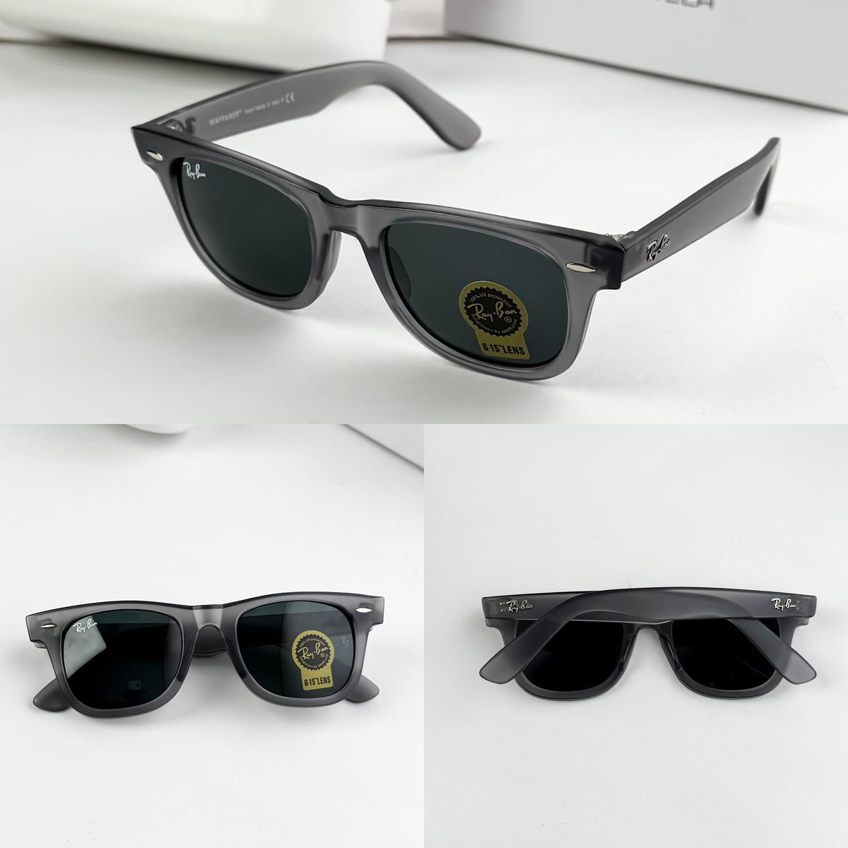 Rayban Grey Black Wayfarer 2140