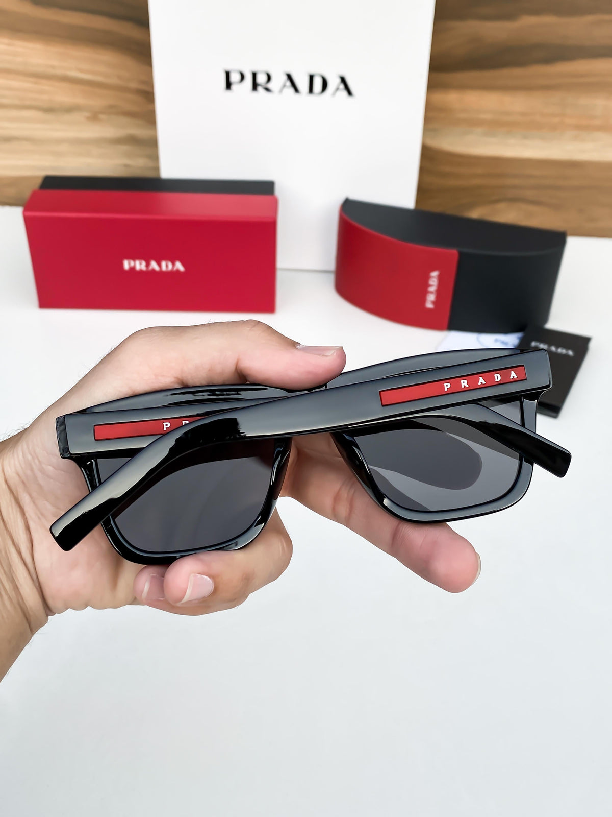 Prada Shine Black 3835