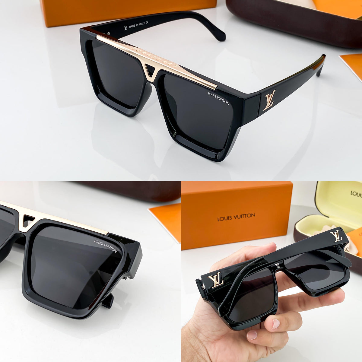 Louis Vuitton Gold Black 1502