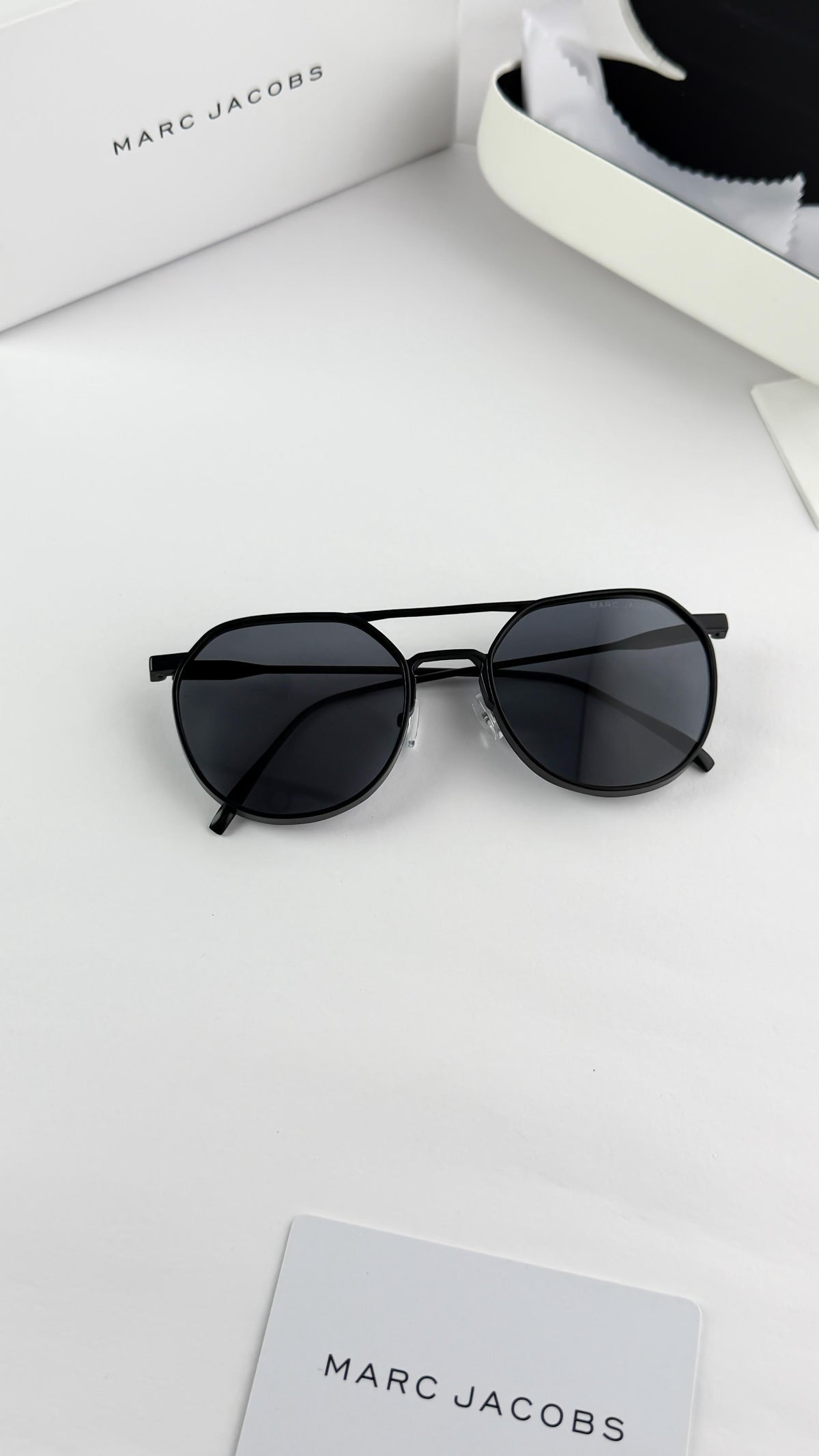Marc Jacobs Charcoal Black Stylish Unisex Sunglass