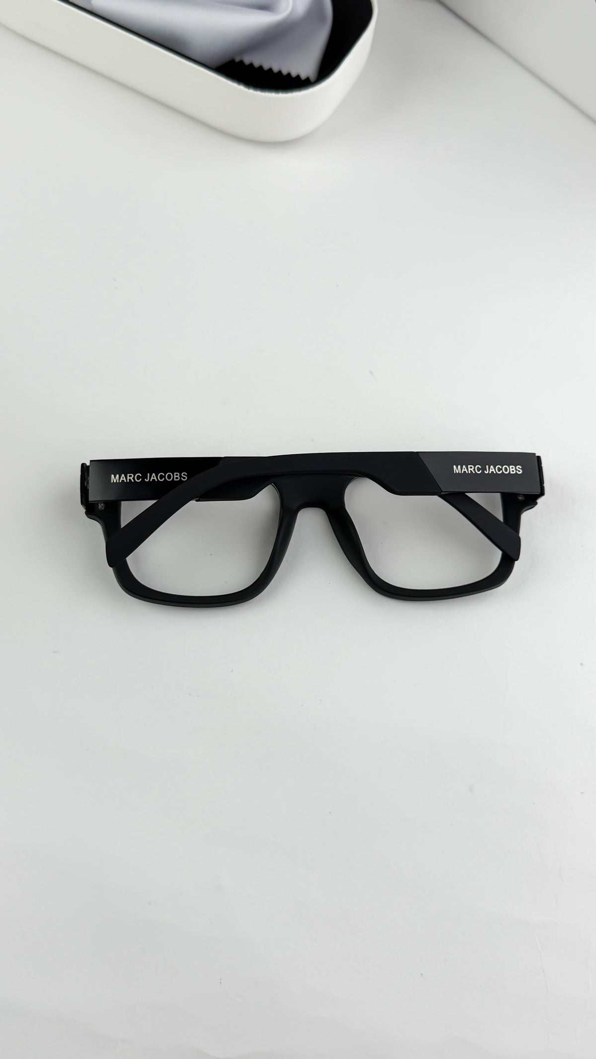 Marc Jacobs Men's Black Rectangular Optical Frame