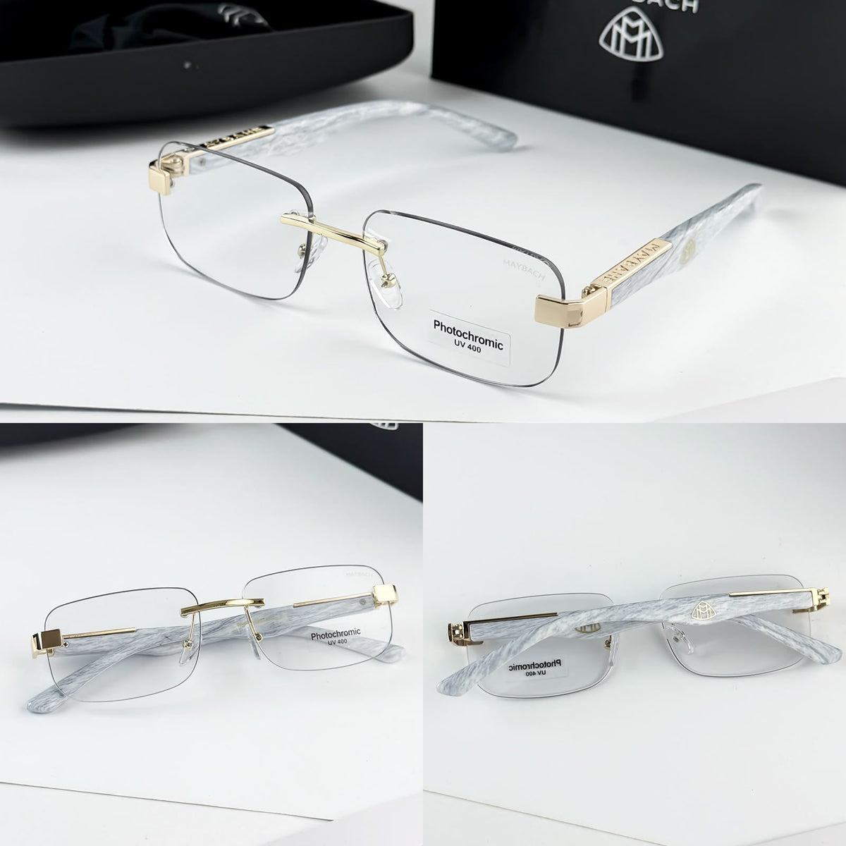 Maybach Marble Plano Unisex Sunglasses