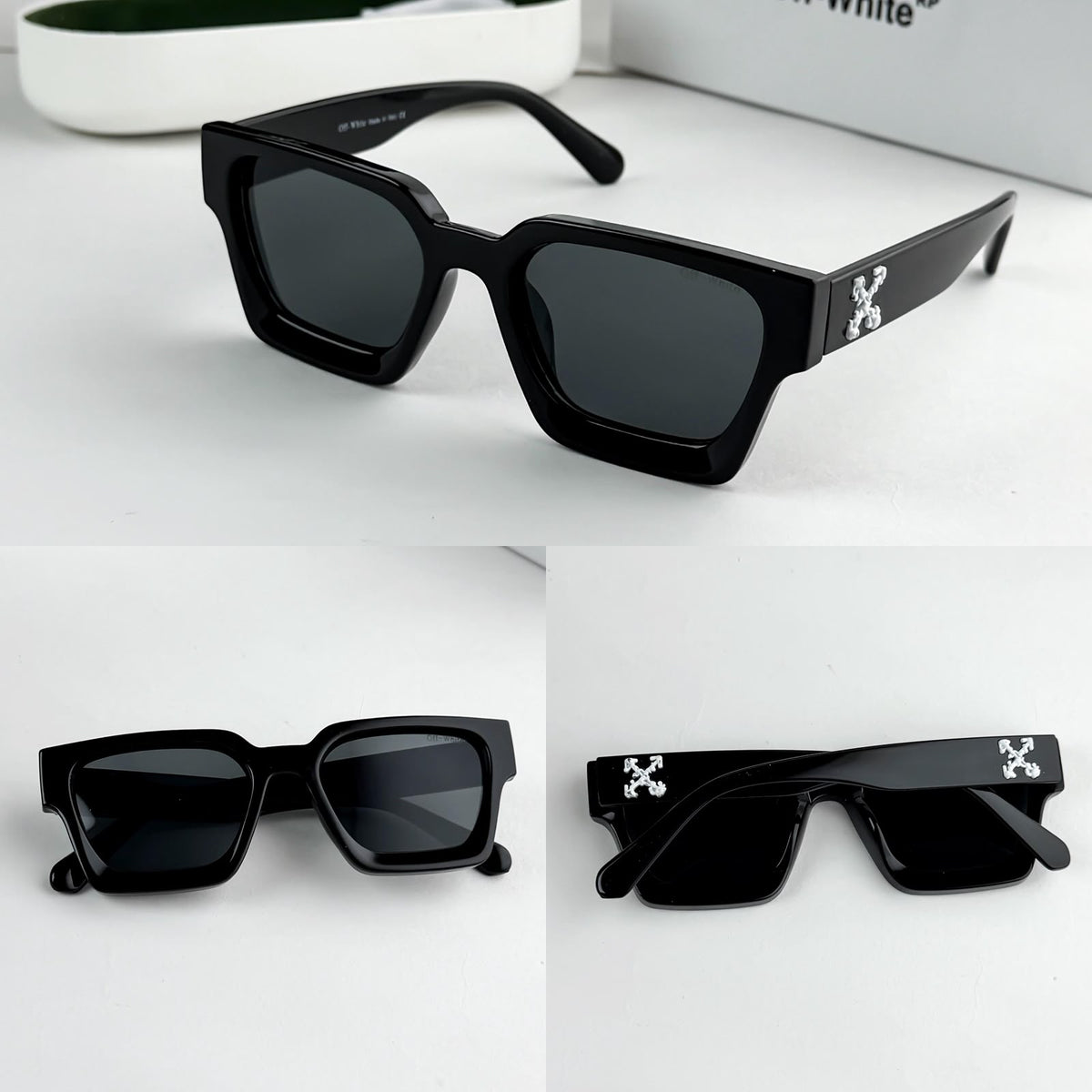 Off White Black Pearl Unisex Sunglasses