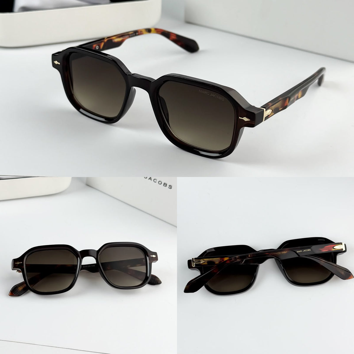 Marc Jacobs Brown Unisex Sunglasses