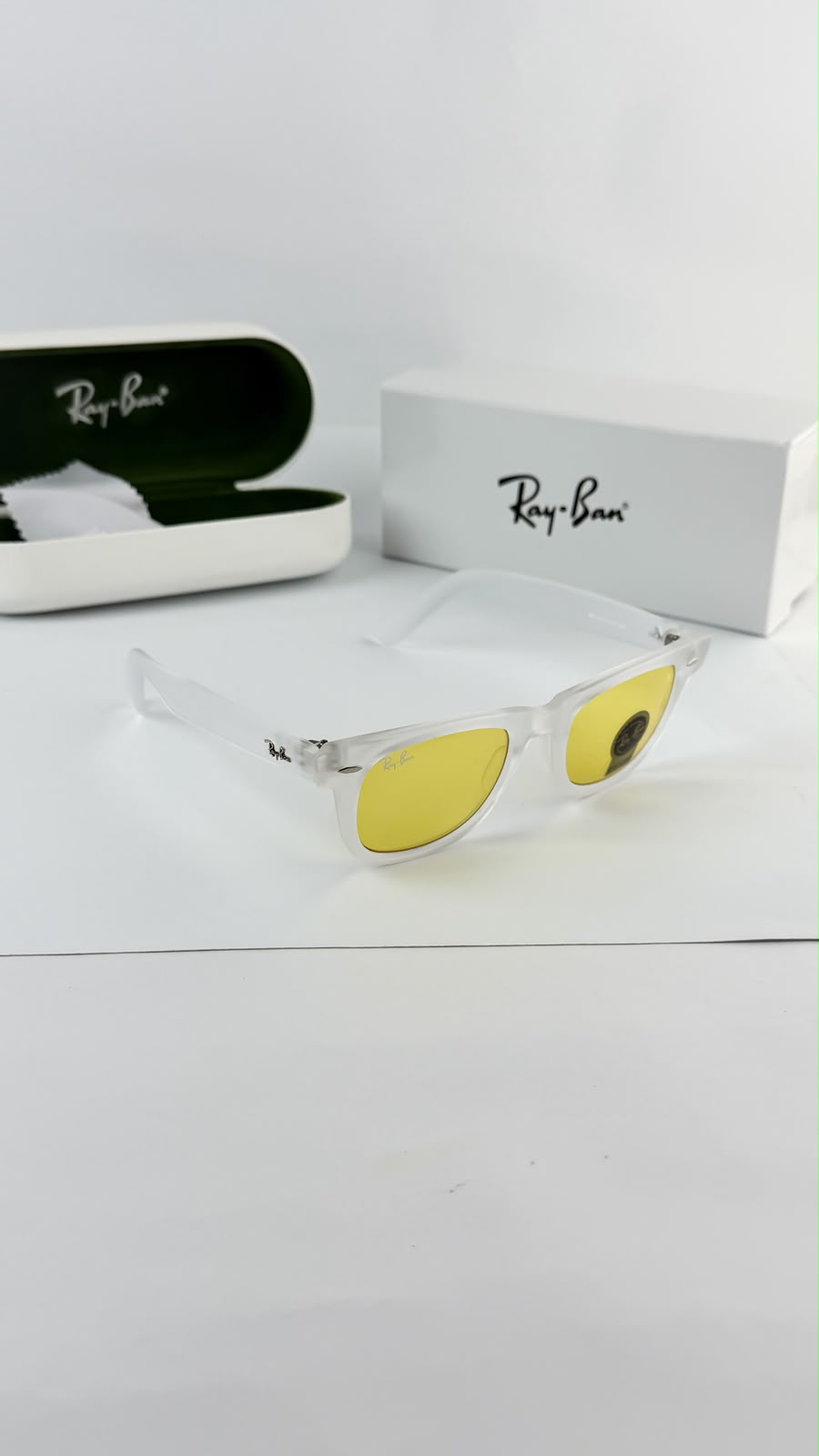Rayban Ice Yellow Candy Unisex Sunglasses