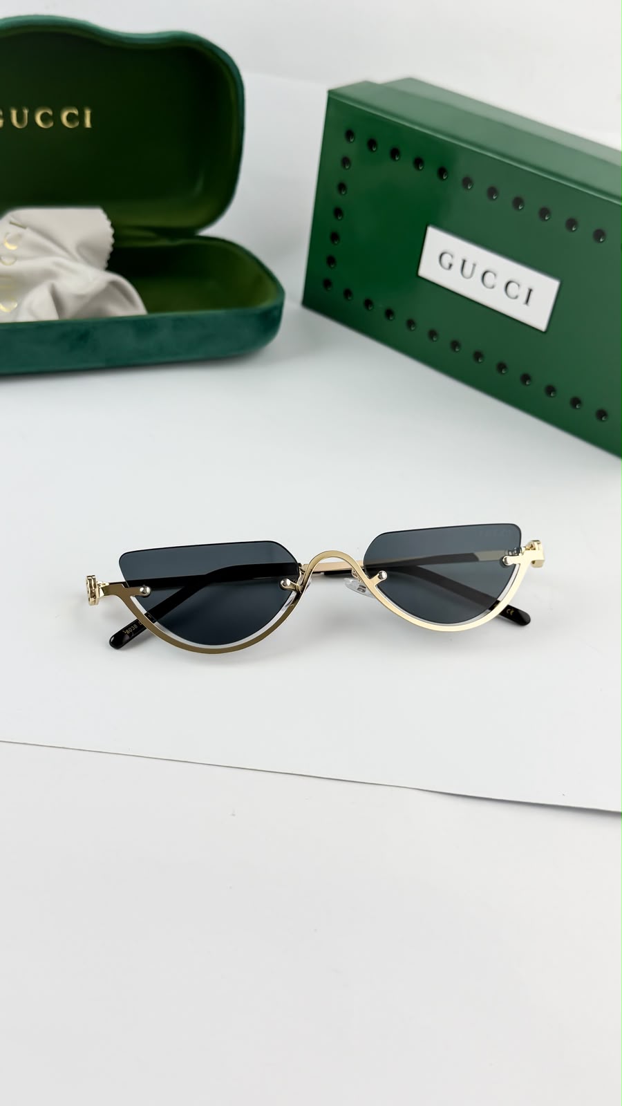 Gucci Geometric Frame Women's Sunglasses