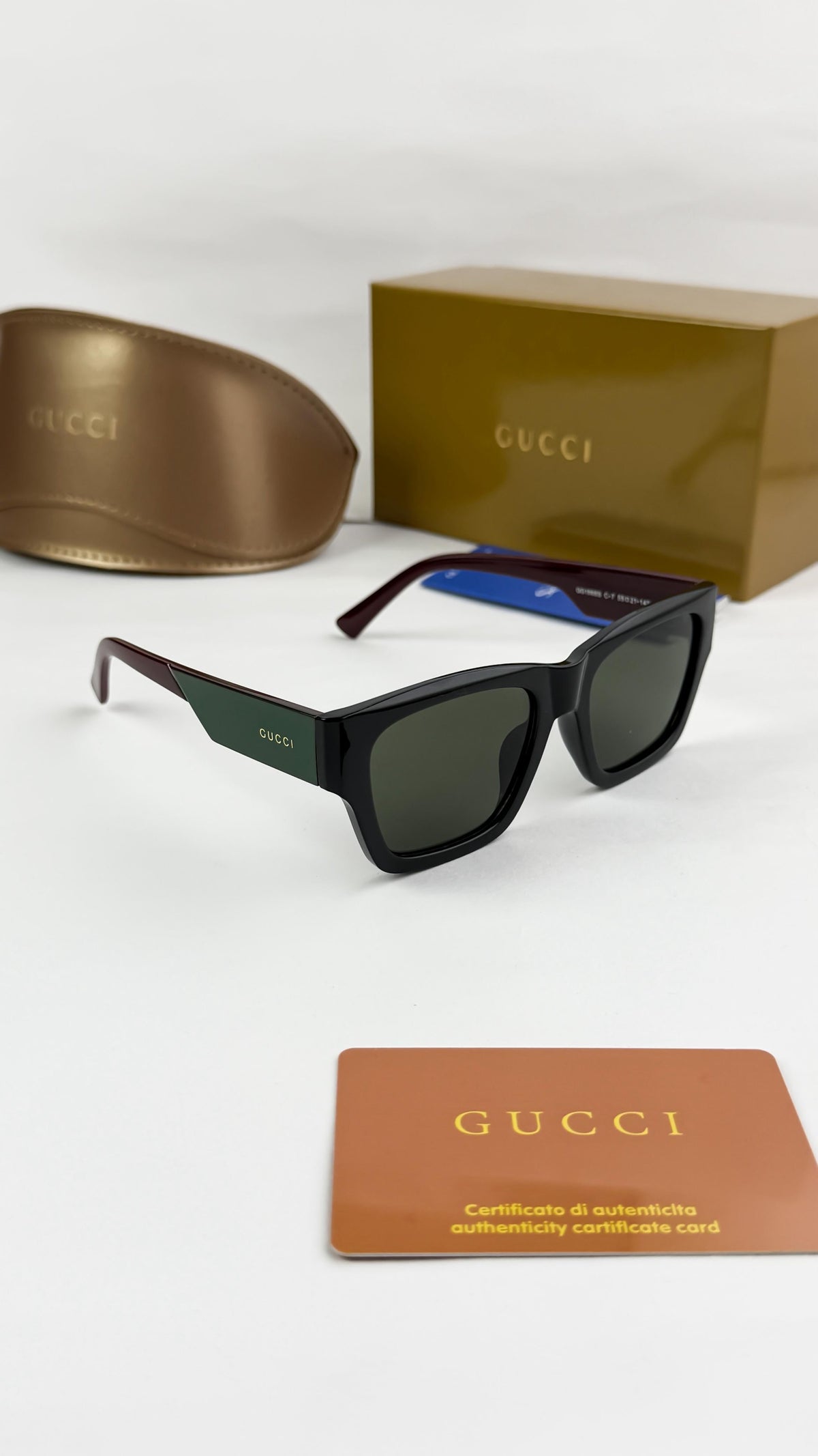 Gucci BLACK Mens Sunglasses