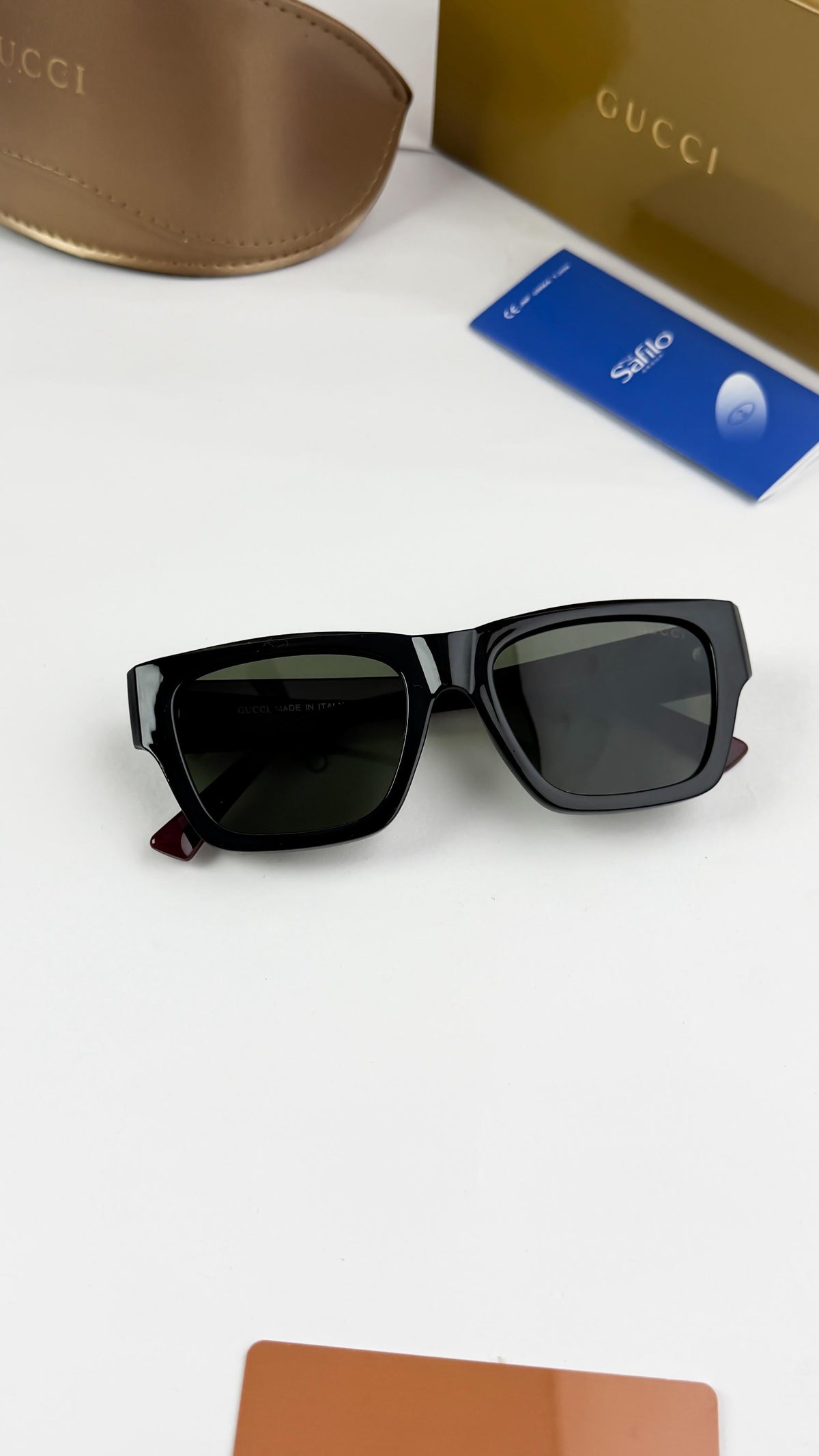 Gucci BLACK Mens Sunglasses