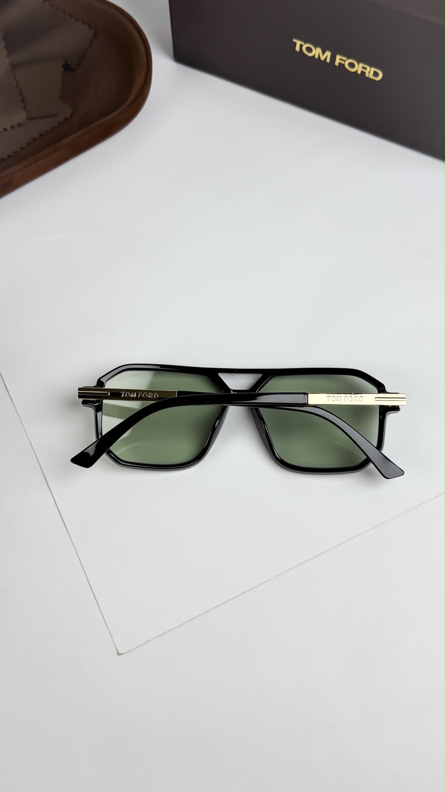 Tomford Gold Green Men's Sunglasses