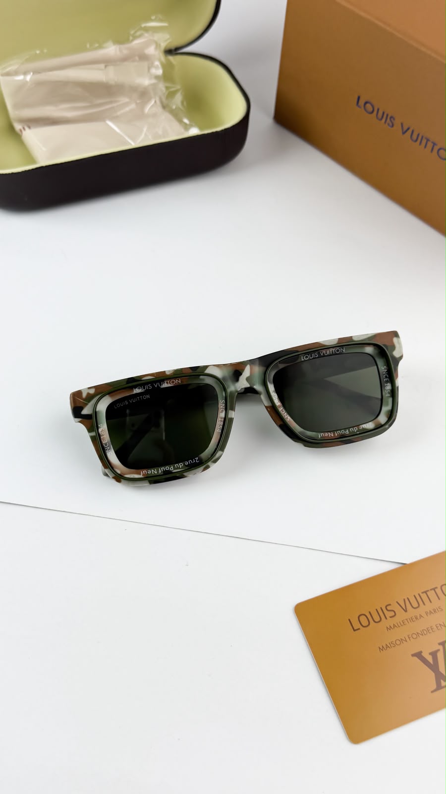 Louis Vuitton Army Green Unisex Sunglasses