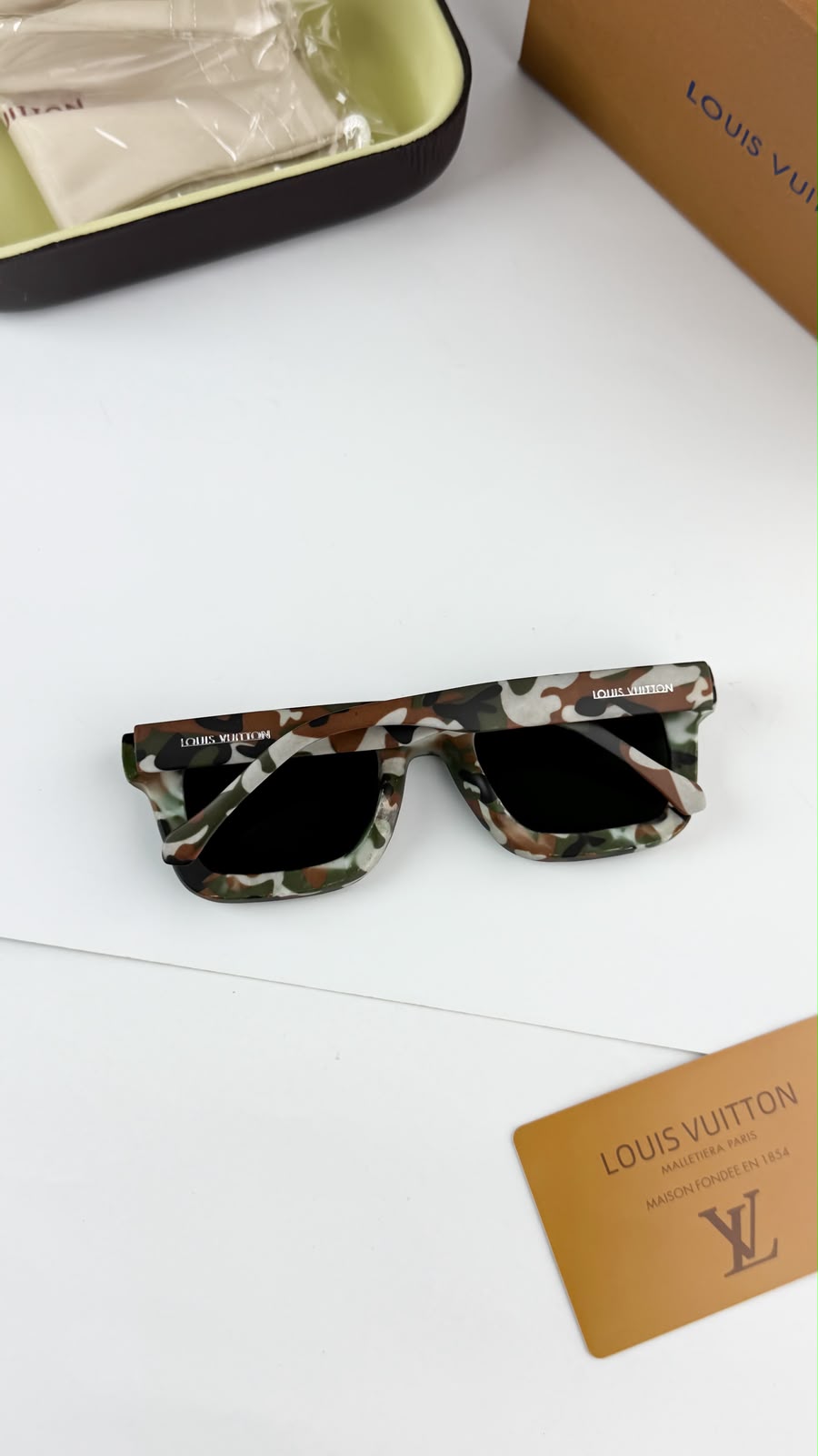 Louis Vuitton Army Green Unisex Sunglasses