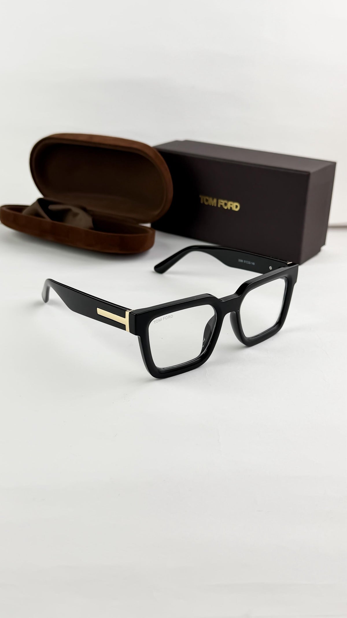 Tomford Black Plano Unisex Sunglasses