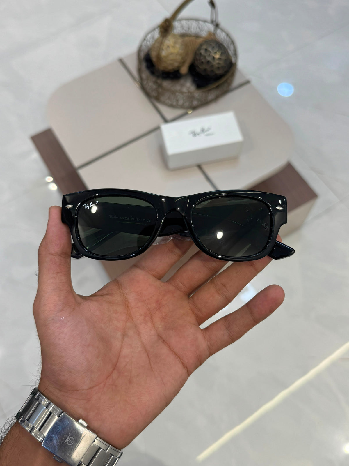 Ray-Ban Unisex UV Protected Square Black Men's Sunglasses