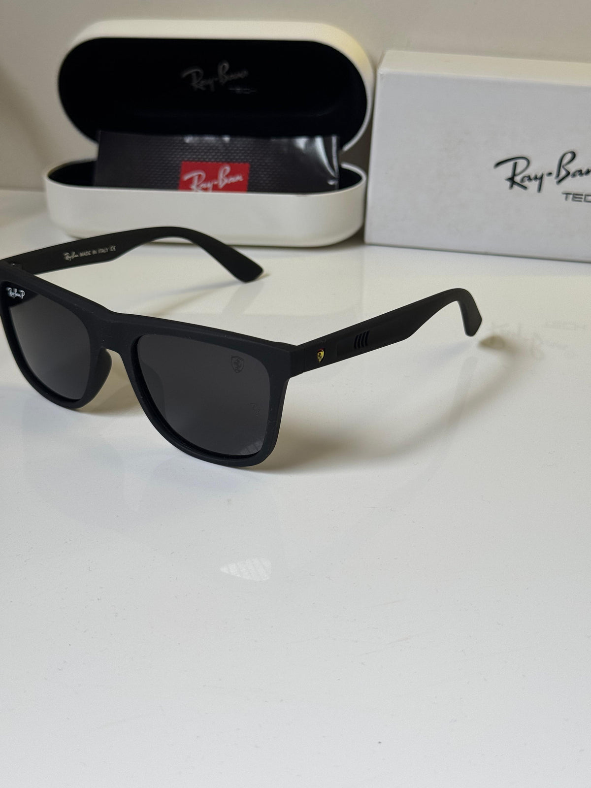 Ray-Ban Men UV Protected Square Men's Black Sunglasses