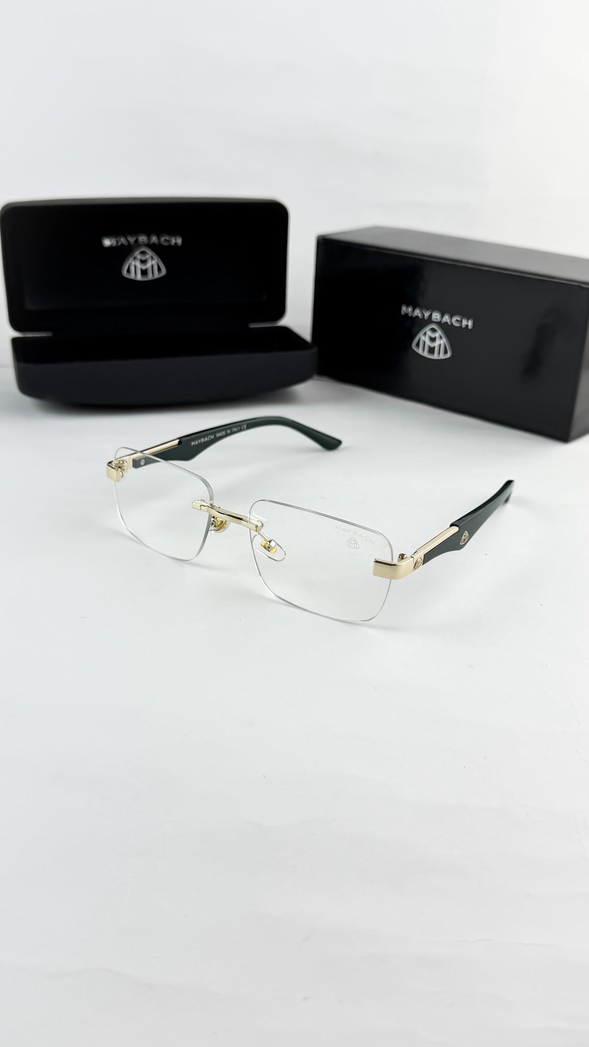 Maybach Marble Plano Bottle Green Unisex Sunglasses
