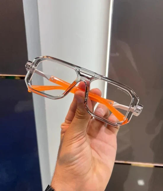Marc Jacobs Unisex Orange Frame Transparent Optics